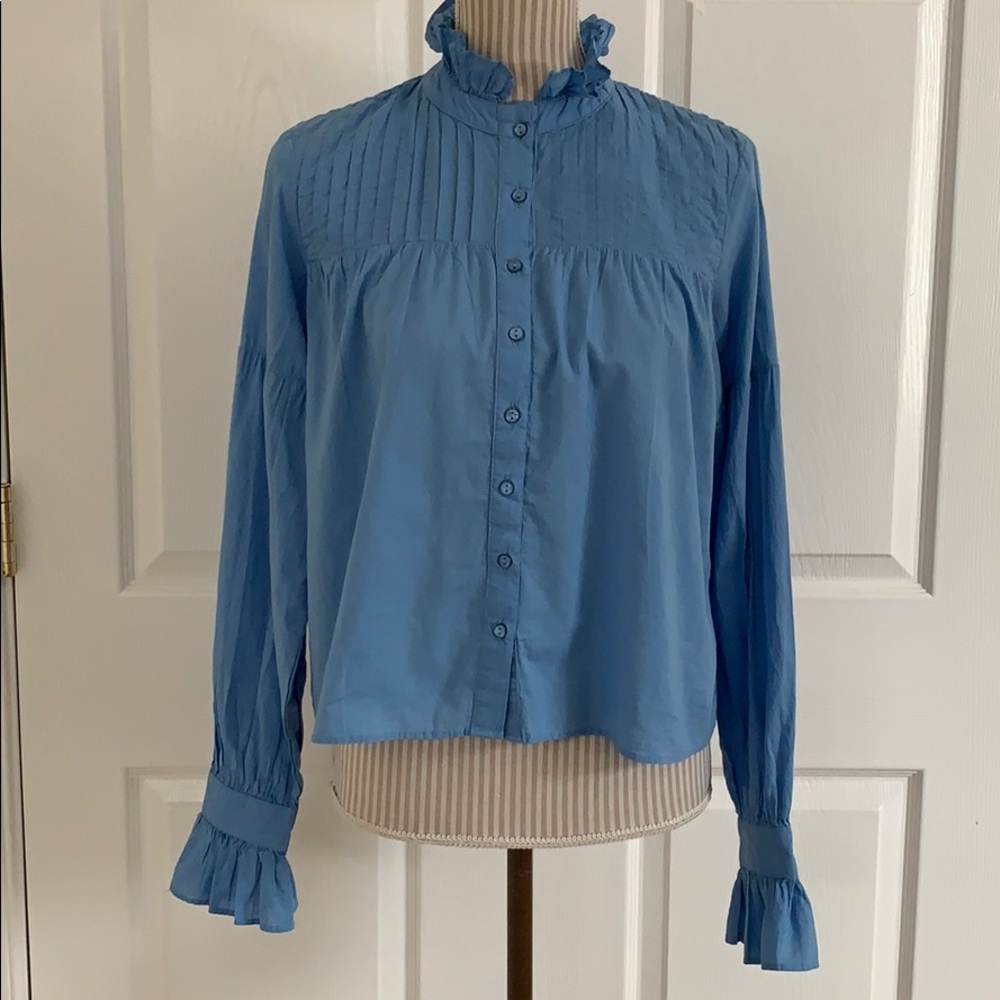 🆕Love Sam Blue Button Down